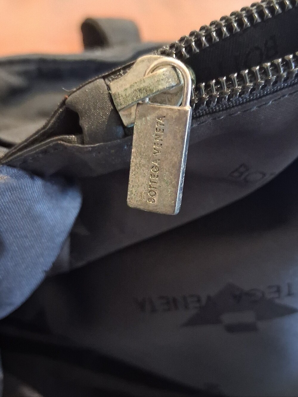 Bottega Veneta Black Nylon Shoulder Tote - Picture 12 of 14